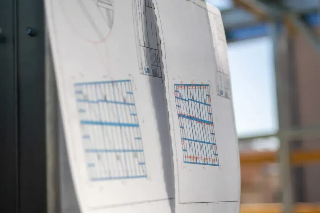 Structure en ossature métallique légère sur un chantier Sûres Mesures