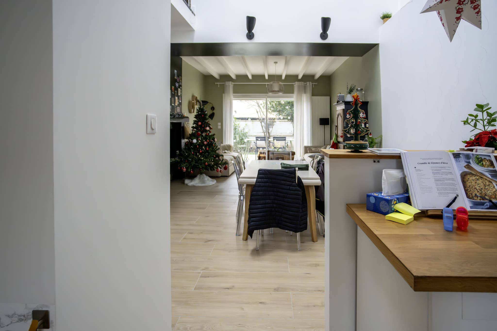 Surélévation et extension de maison à Lyon en ossature métallique